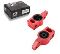 2x Blocco Cuscinetto Braccio Oscillante Supporto Gomma Ant. LR Rosso per Seat