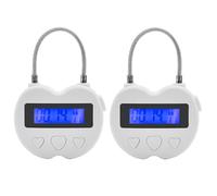 2X Blocco Orario Intelligente Display LCD Blocco Orario Timer Elettronico M5272