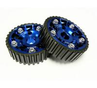 2x Blu da Corsa Performance Camme Albero Ingranaggio Puleggia Per Honda Acura
