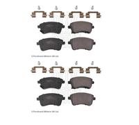 2x Blue Print ADG042117 Kit Pastiglie Freno Freni a Disco Frontale per Kia Venga