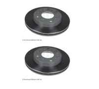 2X BLUE PRINT ADJ134333 Disco Freno Anteriore