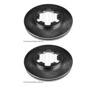 2x Blue Print ADN14368 Disco Frontale per Ford Maverick Uds Noi Nissan D21