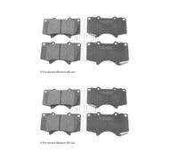 2x Blue Print ADT342142 Kit Pastiglie Freno Freni a Disco Frontale per Toyota