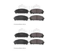 2x Blue Print ADT342212 Kit Pastiglie Freno a Disco Frontale per Toyota Lexus