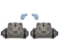 2X BLUE PRINT Cilindro Del Freno Posteriore Per Renault Kangoo KC0/1 KC0/1