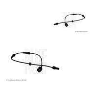 2X BLUE PRINT Sensore Raddrehzahl Dietro Sinistra Destra Per Nissan Juke F15