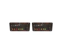 2X Bluetooth5.0 Scheda Amplificatore Audio 300W D300 Subwoofer Doppio Microfono Modulo Amplificatore AMP Lettore Multimediale per Auto Spina Americana