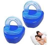 2X Boccaglio Antirussamento, Anti Snoring Mouthpiece, Dispositivi Antirussamento, Dispositivo Antirussamento Riutilizzabile, Protezione Per La Bocca Per Apnea Notturna
