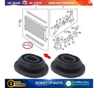 2X Boccole Attacco Radiatore Per Seat Leon Mii Toledo 1K0121367F Nero