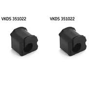 2x Boccole gomma barra stabilizzatrice SKF Davanti S+D per SEAT, VW CADDY II,