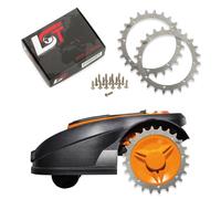 2x Borchie Tosaerba Miglioramento della trazione Ø 180 MM per Worx Landroid