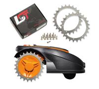 2x Borchie Tosaerba Traktionsverbesserung Ø 180 MM per Bosch Rasaerba