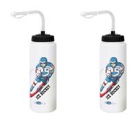 2X Borraccia da Hockey Su Ghiaccio da 1000 Ml Bottiglia Portatile da Calcio1164