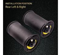 2x borsa a molla per sospensioni pneumatiche posteriori per BMW 525d 525i 525xd 525xi 37126765603 37126765602