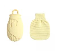 Ｚｉａｌｏｆｉ 2x Borsa Dell'acqua Calda in Silicone con Coperchio Scaldapiedi Scaldamani Riutilizzabile Riempito D'acqua