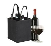 2x Borsa portabottiglie Contenitore per bottiglie 9 scomparti Feltro Borsa Vino