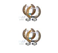 2x Bosch 0 204 114 112 Kit Ganasce Posteriore per Peugeot 806 Fiat Scudo Citroën