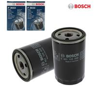2X Bosch 0 451 103 033 Filtro Per VW Golf Polo Audi A6 Porsche 924 Seat Ibiza