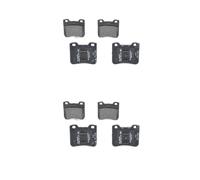 2x Bosch 0 986 424 411 Kit Pastiglie Freno a Disco Frontale per Citroën Peugeot