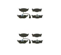 2x Bosch 0 986 424 723 Kit Pastiglie Freno a Disco Frontale per Skoda Fabia I VW