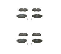 2x Bosch 0 986 460 939 Kit Pastiglie Freno a Disco Frontale per Opel Omega