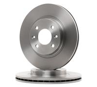 2x BOSCH 0 986 478 124 Disco freno Anteriore per RENAULT CLIO II 259mm