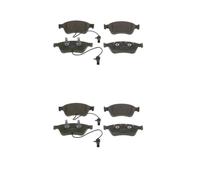 2x Bosch 0 986 494 200 Kit Pastiglie Freno a Disco Frontale per VW Phaeton Audi