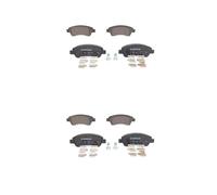 2x Bosch 0 986 494 623 Kit Pastiglie Freno a Disco Frontale per Opel Citroen DS