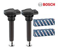 2x Bosch 0221604115 Modulo Accensione Bobina Per Audi VW Golf Seat Skoda