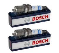 2x BOSCH Candela Doppio Iridio per Opel Meriva B Monovolume S10 1.4