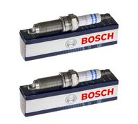 2x BOSCH Candela Doppio Iridio per Porsche Cayenne 955 3.6 VW Passat Variant
