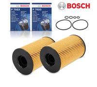 2X BOSCH F026407023 FILTRO OLIO PER VW POLO GOLF JETTA AUDI A4 SEAT IBIZA SKODA