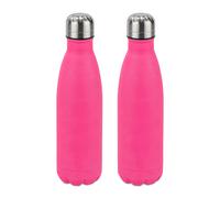 2x Bottiglia termica in acciaio inox borraccia isolante 0,5 l chiusura ermetica