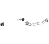 2x Bracci oscillanti TOPRAN Sopra S+D per MERCEDES-BENZ SL (R230), W211, W211