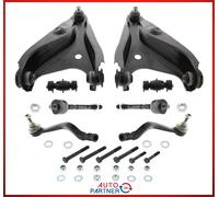 2x Braccio + Barre Accoppiamento Frontale per Dacia Renault Logan Sandero Set