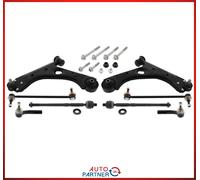 2x Braccio Oscillante per Opel Corsa D SX Dx Frontale Barre Accoppiamento Asta