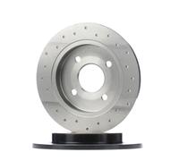 2x BREMBO 08.4931.2X Disco freno Posteriore per FORD Fiesta Mk6 Hatchback 253mm