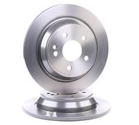 2x BREMBO 08.8405.10 Disco freno Posteriore 296mm