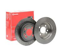 2x BREMBO 08.9163.2X Disco freno Posteriore per MINI Schrägheck (R56) 259mm