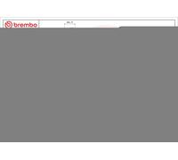 2x BREMBO 09.6843.11 Disco freno Anteriore per FIAT COUPE (FA/175) 305mm