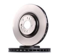 2x BREMBO 09.7606.11 Disco freno Anteriore 345mm