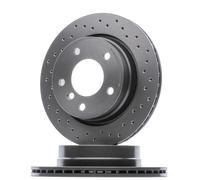 2x BREMBO 09.7727.1X Disco freno Posteriore per BMW 3 Sedan (E46) 3 Coupe (E46)