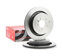 2x BREMBO 09.8876.31 Disco freno Posteriore per LAND ROVER Discovery III (L319)
