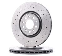 2x BREMBO 09.9365.2X Disco freno Anteriore per JEEP CHEROKEE (KL) 330mm