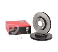 2x BREMBO 09.9574.11 Disco freno Anteriore per HYUNDAI ix35 (LM, EL, ELH) 280mm