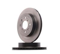 2x BREMBO 09.9728.11 Disco freno Anteriore per OPEL AGILA (A) (H00) 253mm