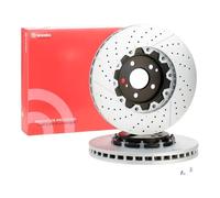 2x BREMBO 09.9764.23 Disco freno Anteriore adatto per MERCEDES-BENZ CLK (C209)