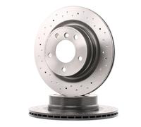 2x BREMBO 09.9793.1X Disco freno Posteriore per BMW 3 Sedan (E90) 3 Coupe (E92)