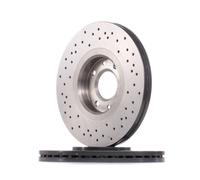 2x BREMBO 09.9935.1X Disco freno Anteriore per OPEL Corsa F MOKKA 302mm