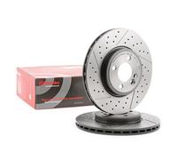 2x BREMBO 09.A047.21 Disco freno Anteriore per MINI Schrägheck (R56) Coupe (R58)